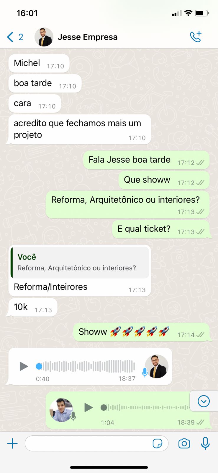 Resultado Arquitetura
